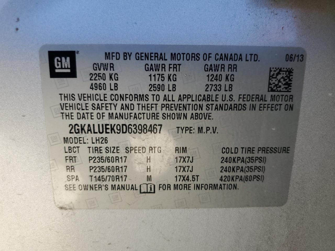 2013 GMC Terrain - Image 13