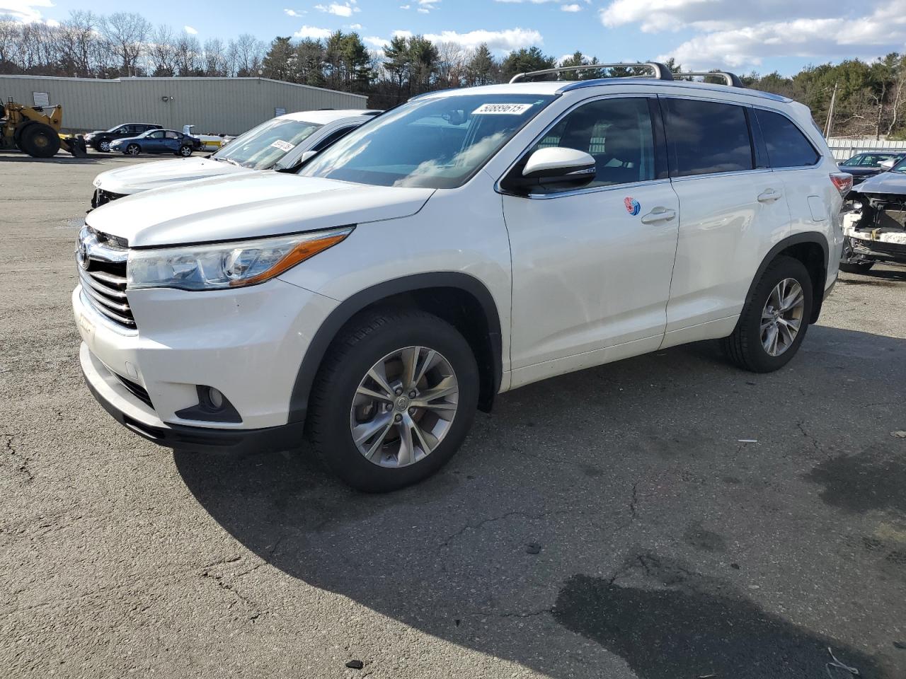 2015 Toyota Highlander Xle en Venta en Exeter, RI - Mechanical