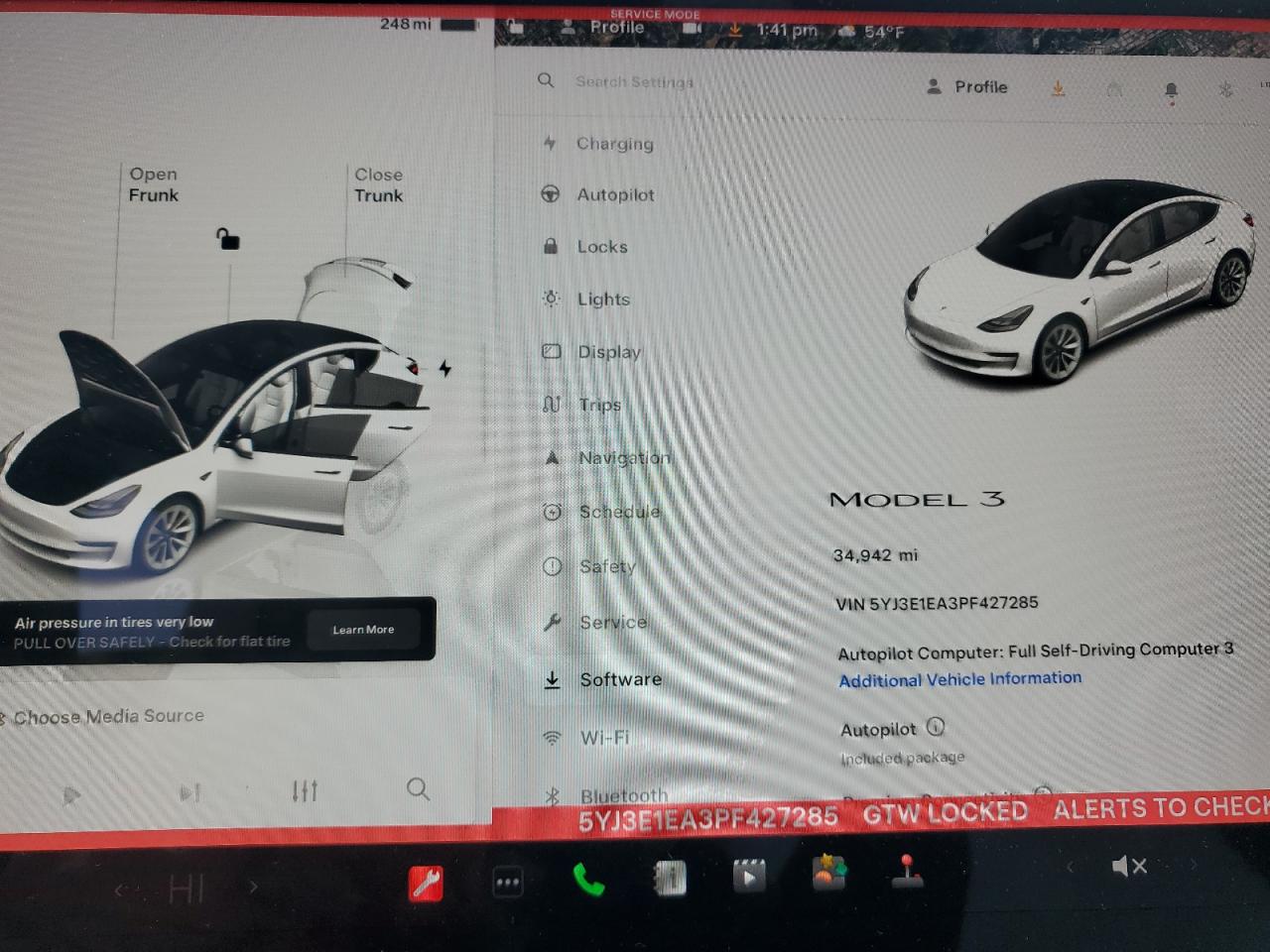 2023 Tesla Model 3 VIN: 5YJ3E1EA3PF427285 Lot: 47894875