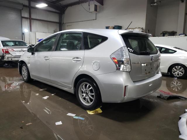 TOYOTA PRIUS 2014 Srebrny