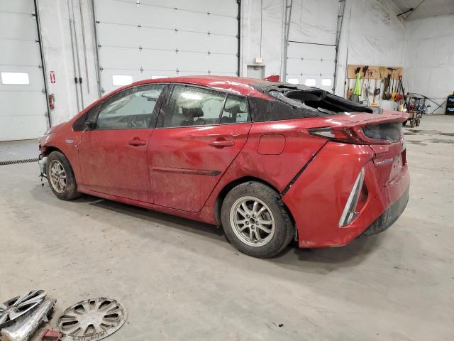  TOYOTA PRIUS 2018 Czerwony