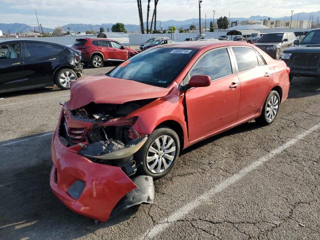  TOYOTA COROLLA 2013 Красный