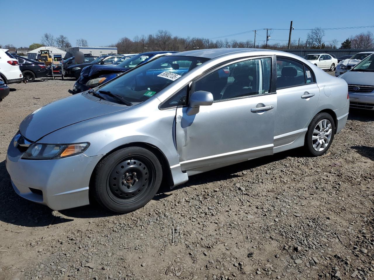 2009 Honda Civic Lx na sprzedaż w Hillsborough, NJ - Side