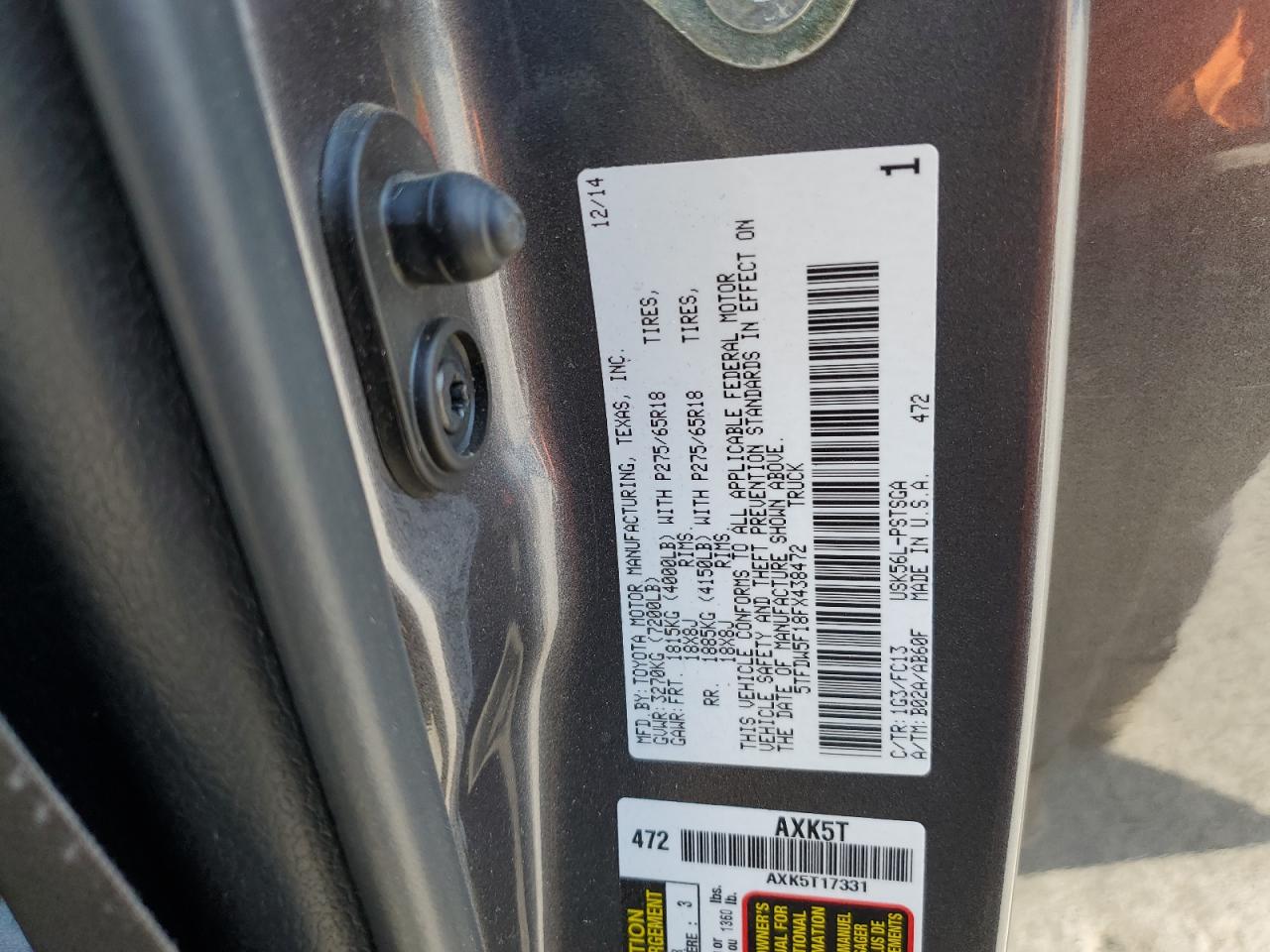 2015 Toyota Tundra - Image 14