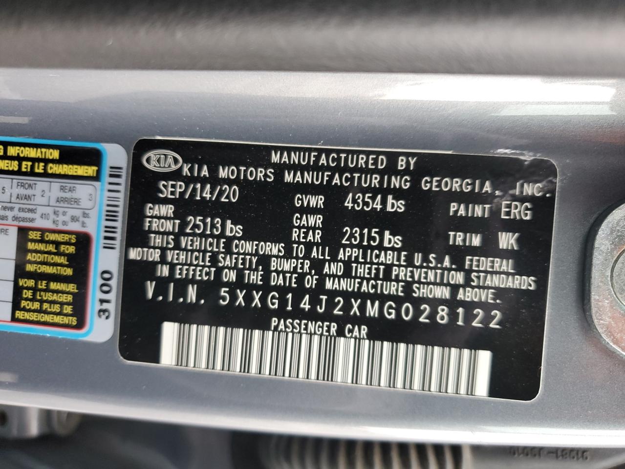 2021 Kia K5 - Image 12