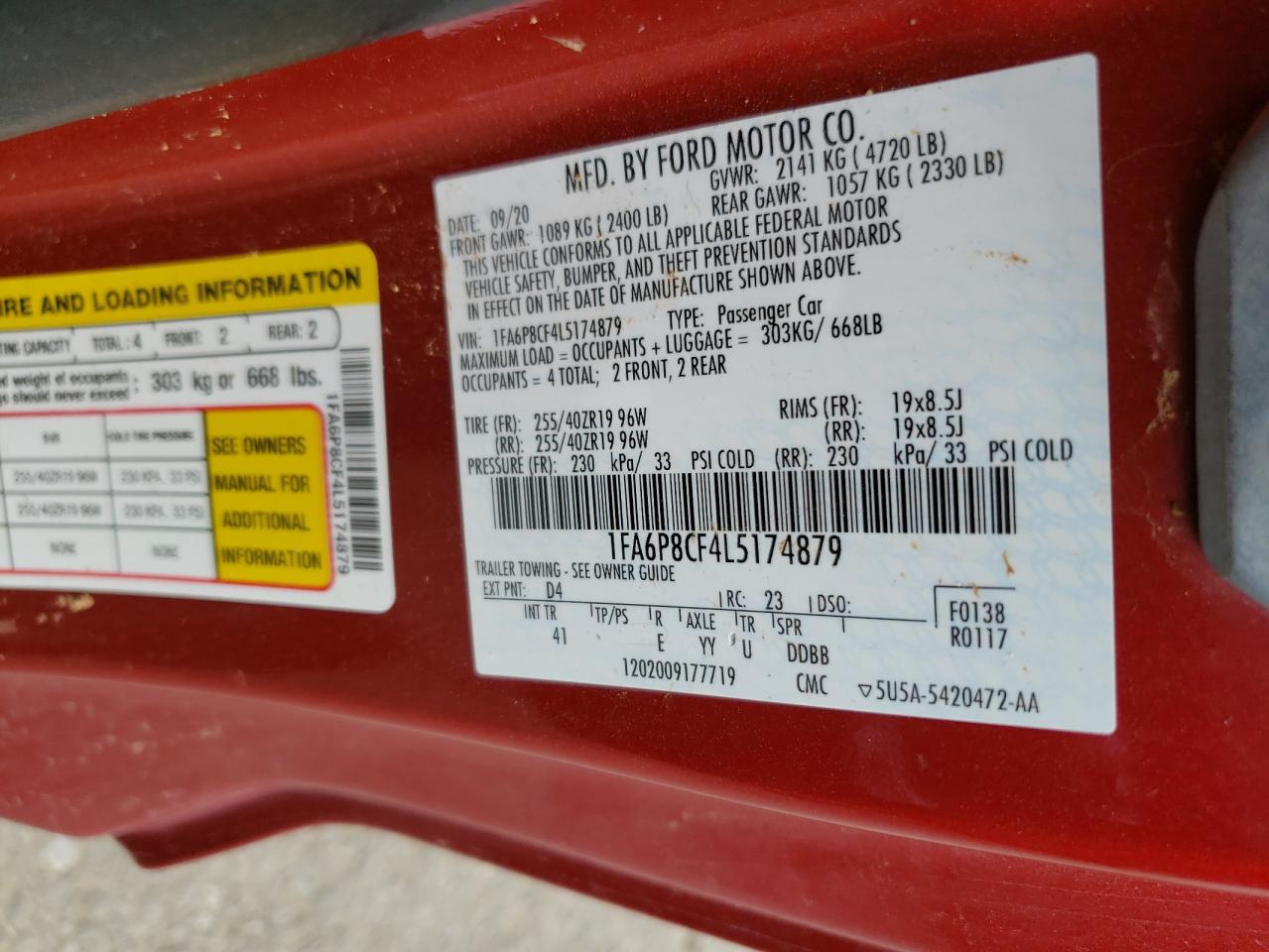 2020 Ford Mustang - Image 12