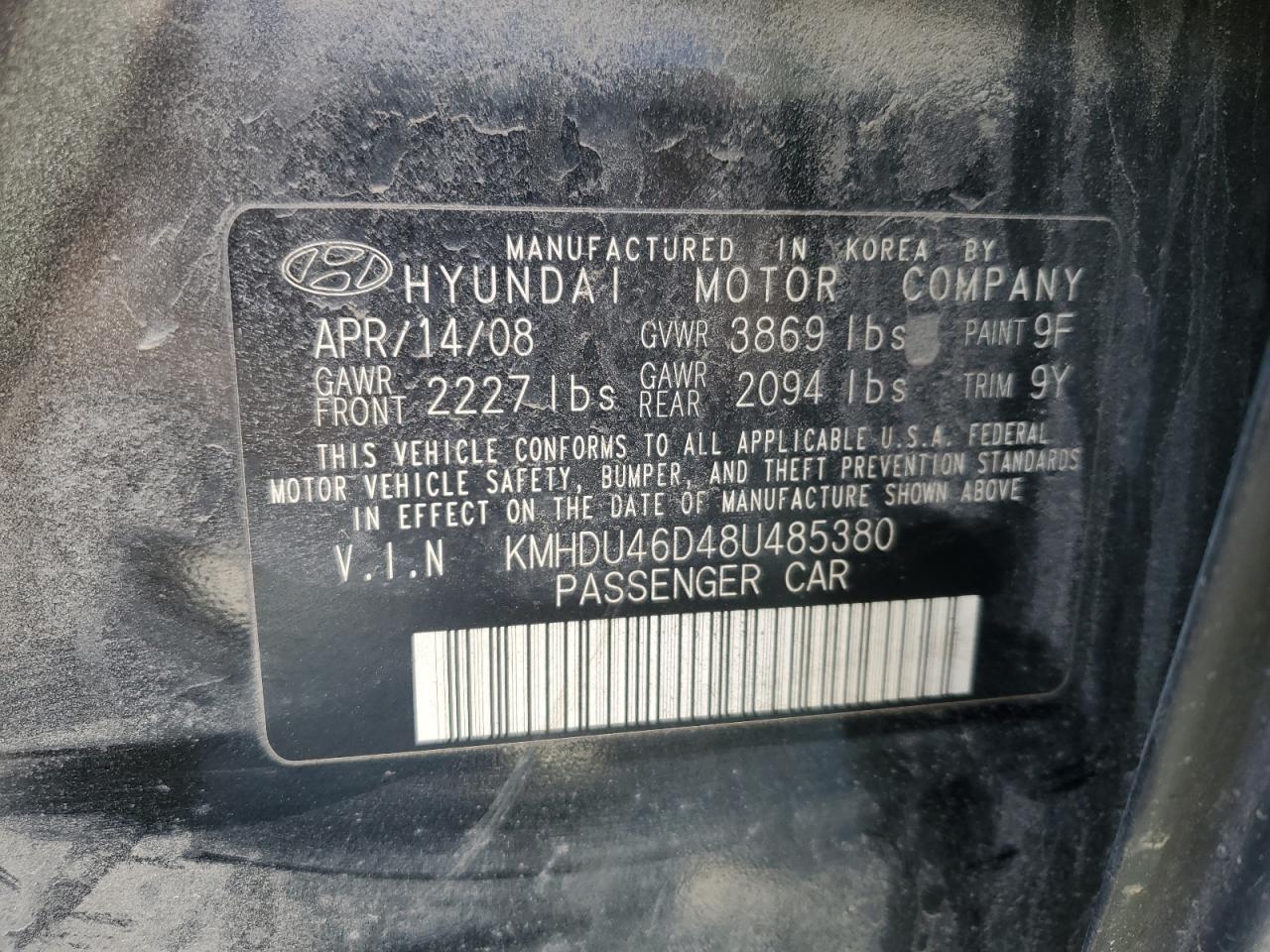 2008 Hyundai Elantra - Image 12