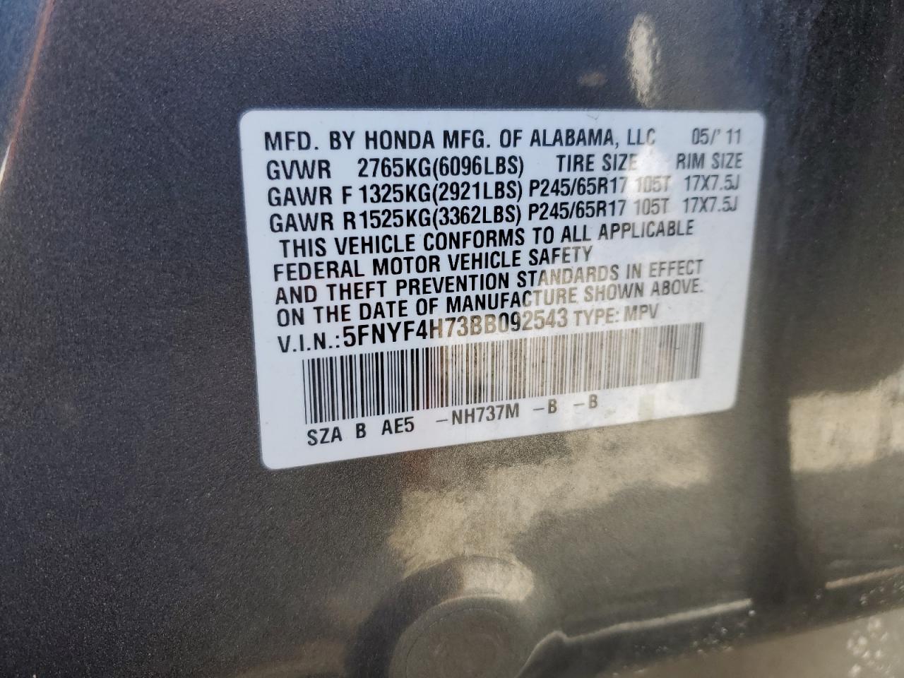 2011 Honda Pilot - Image 14
