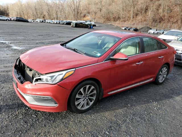  HYUNDAI SONATA 2017 Red