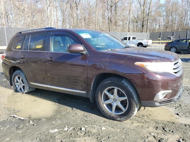 Паркетники TOYOTA HIGHLANDER 2012 Бордовий