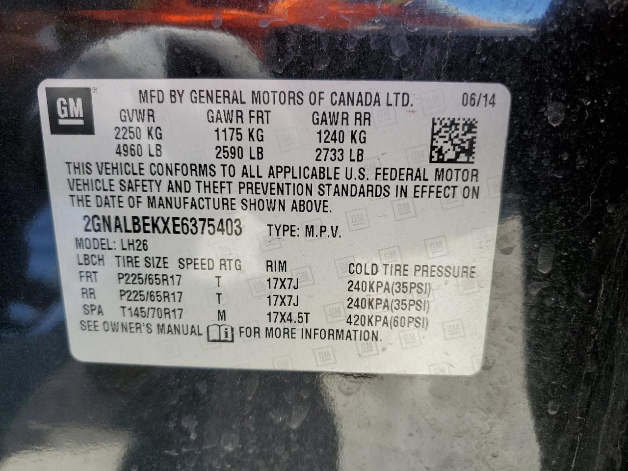 2014 Chevrolet Equinox - Image 13