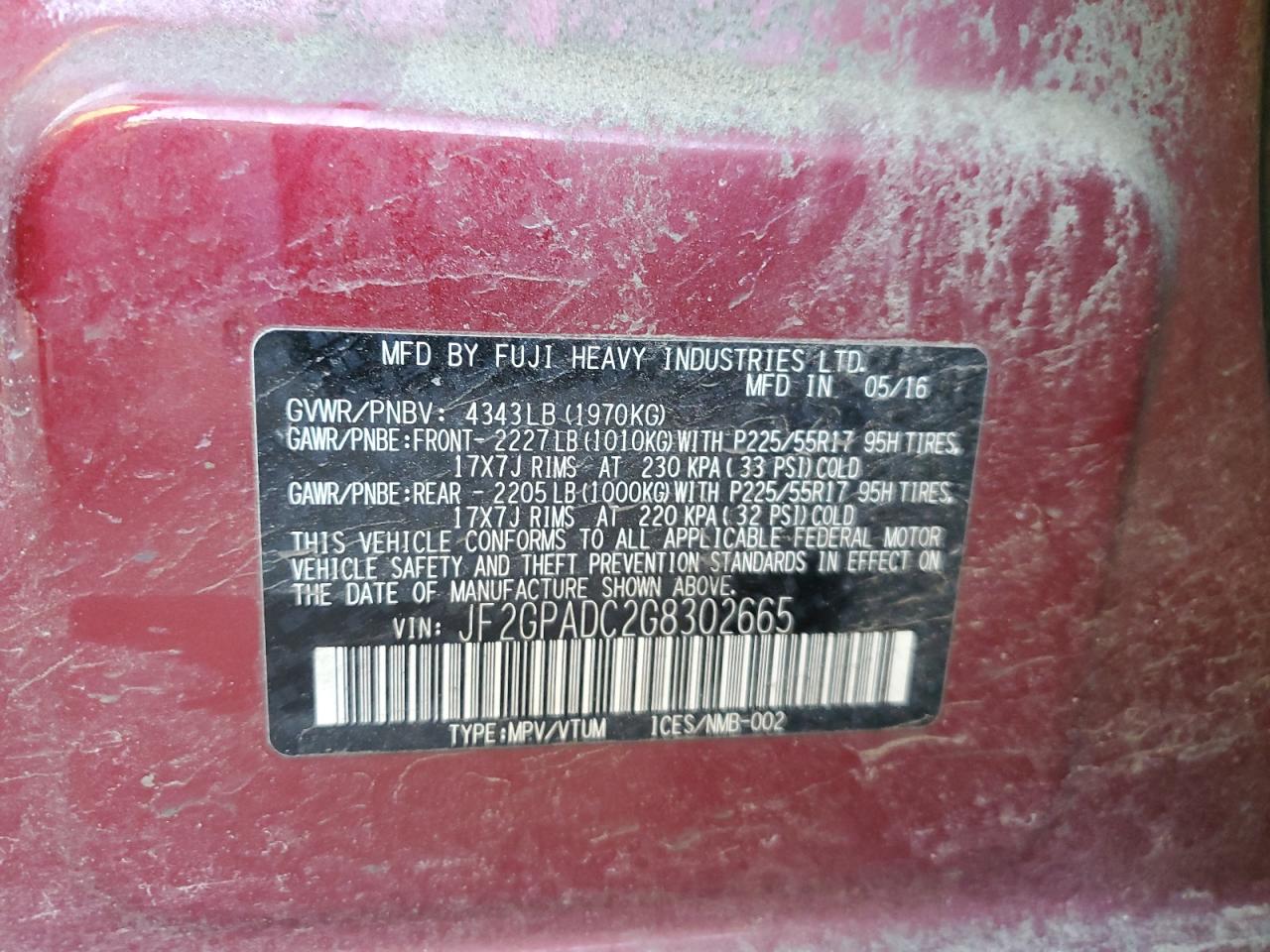 2016 Subaru XV - Image 12