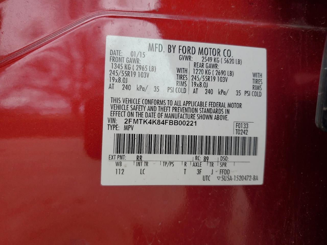 2015 Ford Edge - Image 14