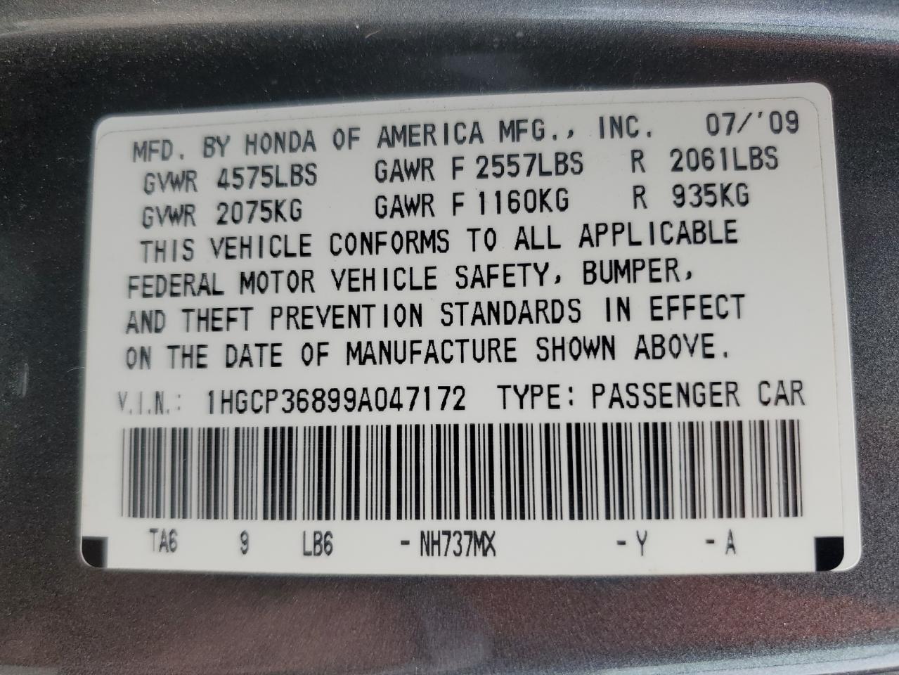 2009 Honda Accord - Image 13