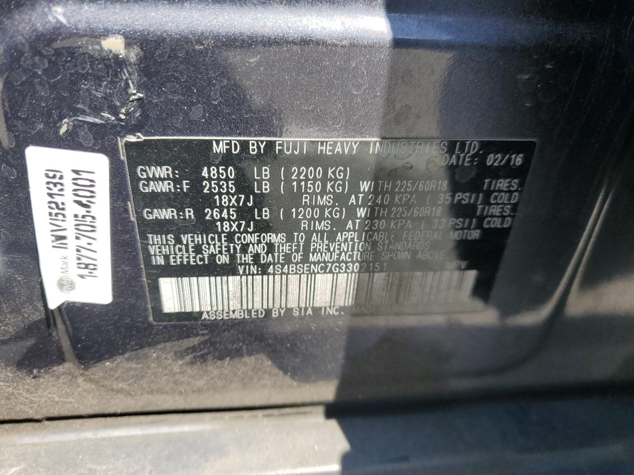 2016 Subaru Outback - Image 15
