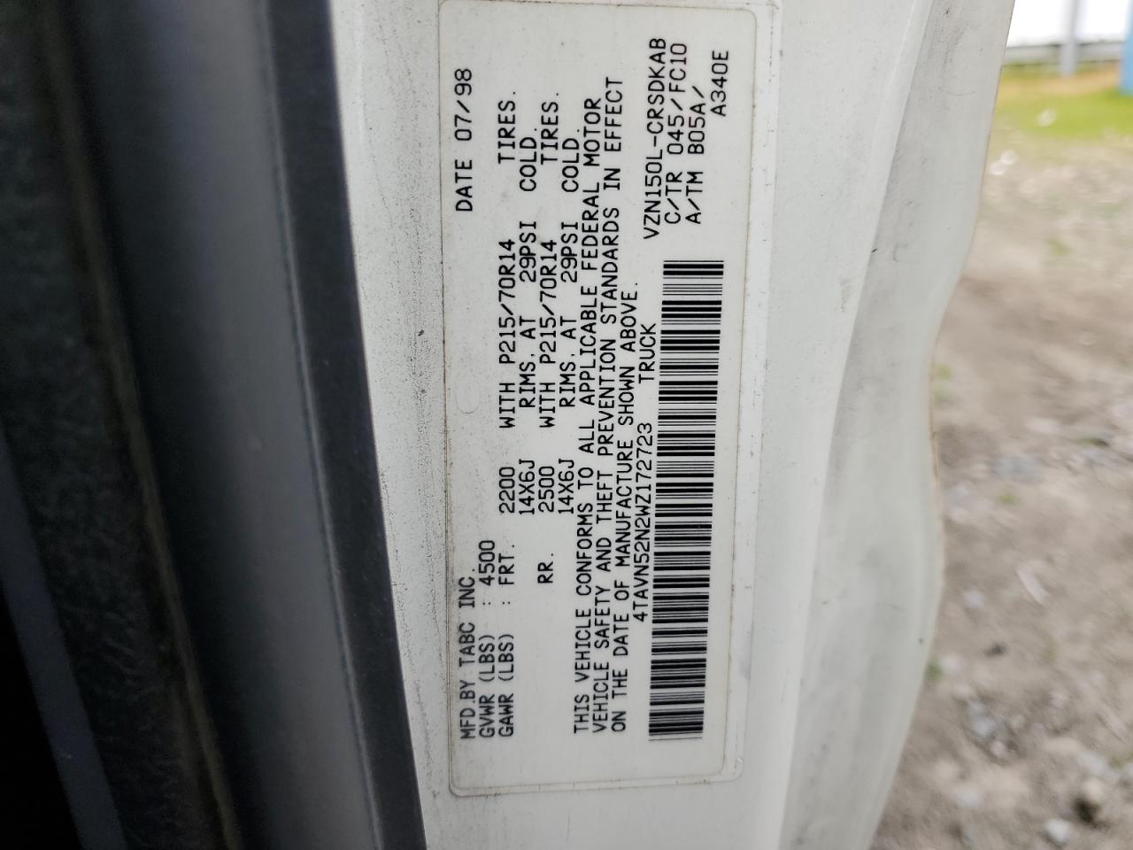 1998 Toyota Tacoma - Image 12