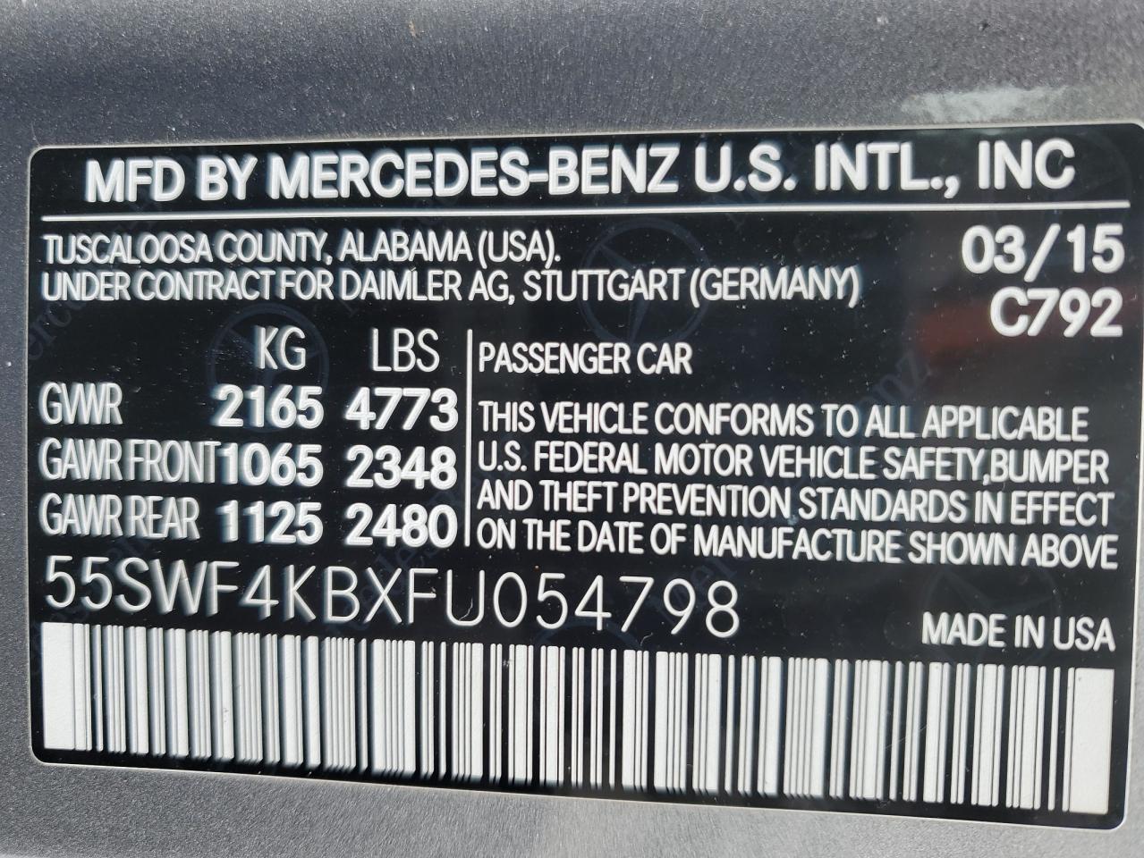 2015 Mercedes-Benz C-klasse - Image 14