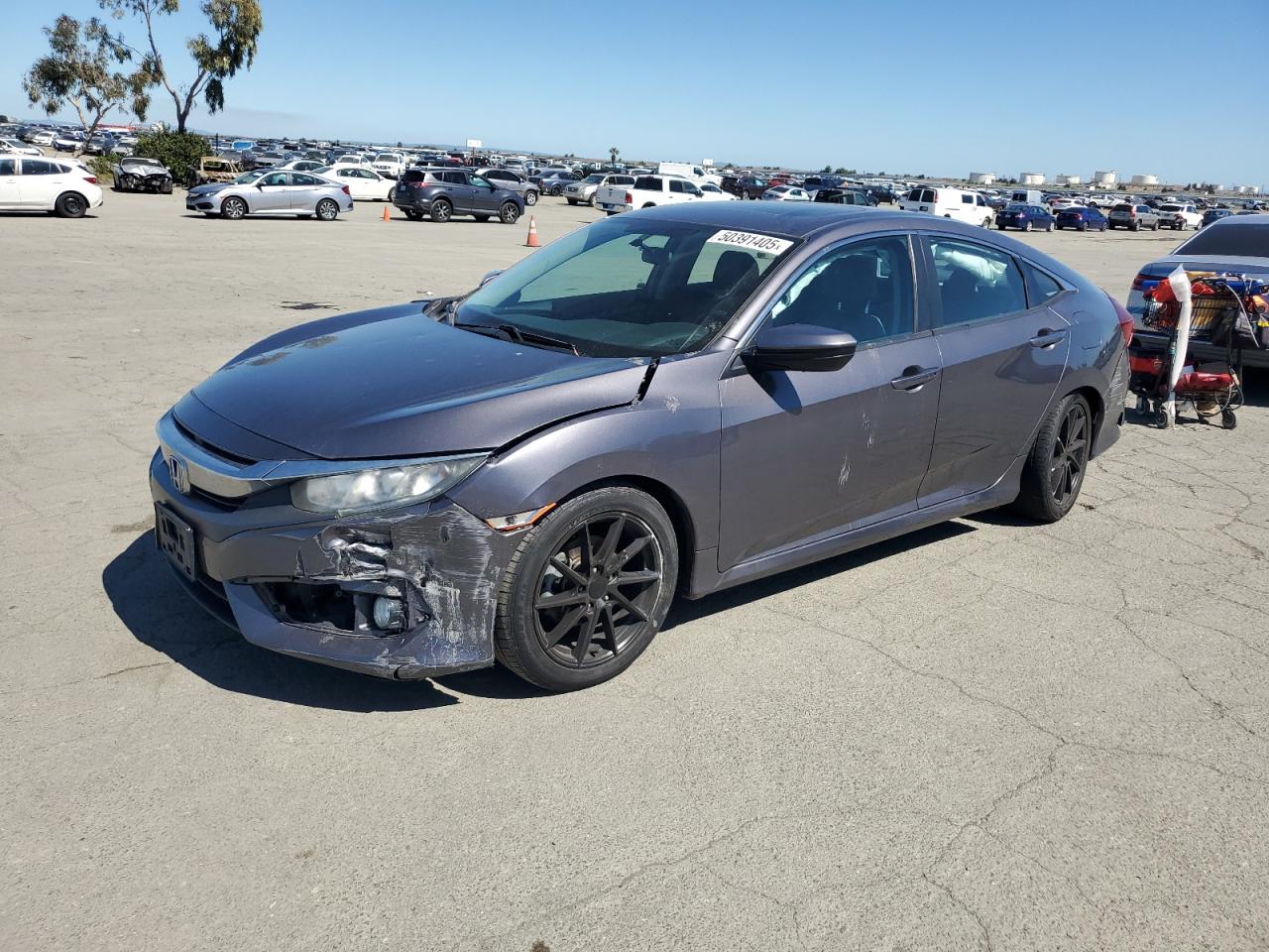 2016 Honda Civic Ex zu verkaufen in Martinez, CA - Rear End