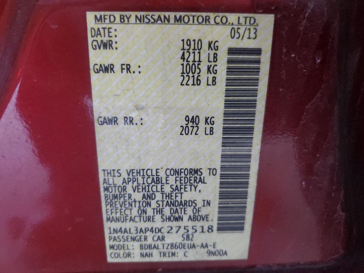 2013 Nissan Altima - Image 12