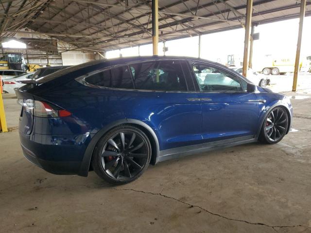  TESLA MODEL X 2017 Синій