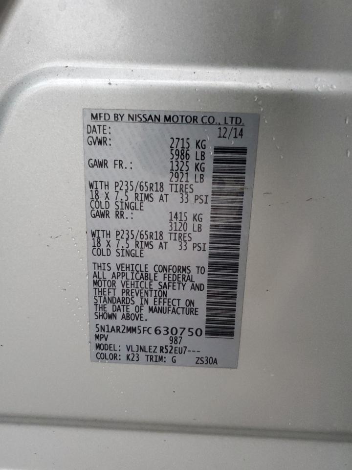 2015 Nissan Pathfinder - Image 15