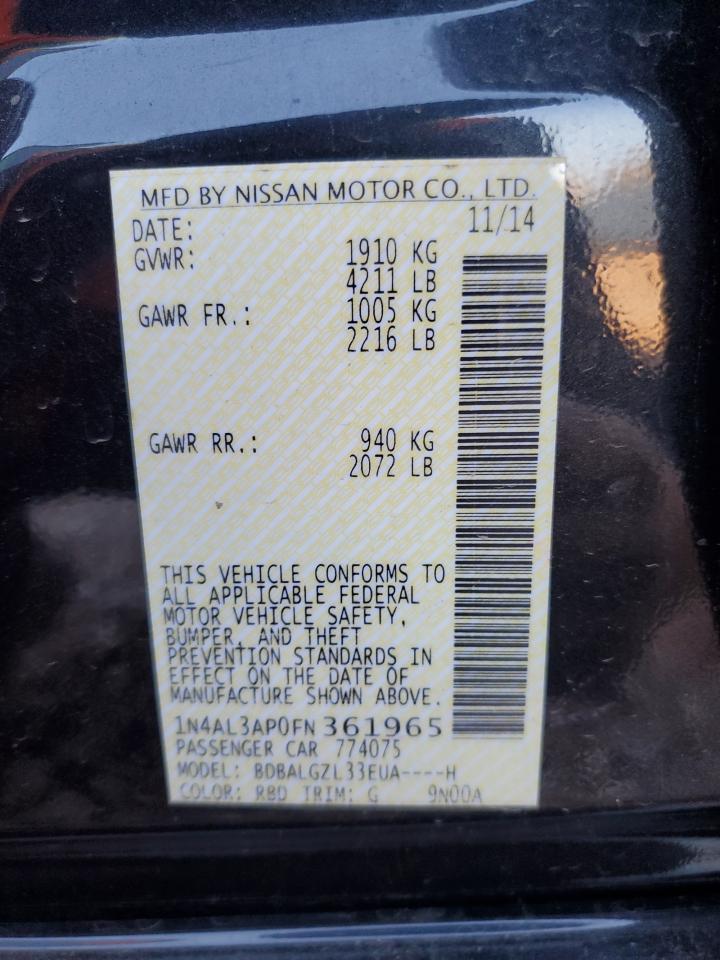 2015 Nissan Altima - Image 14