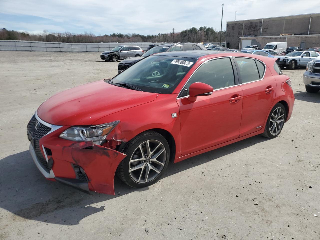 2015 Lexus Ct 200 იყიდება Fredericksburg-ში, VA - Front End