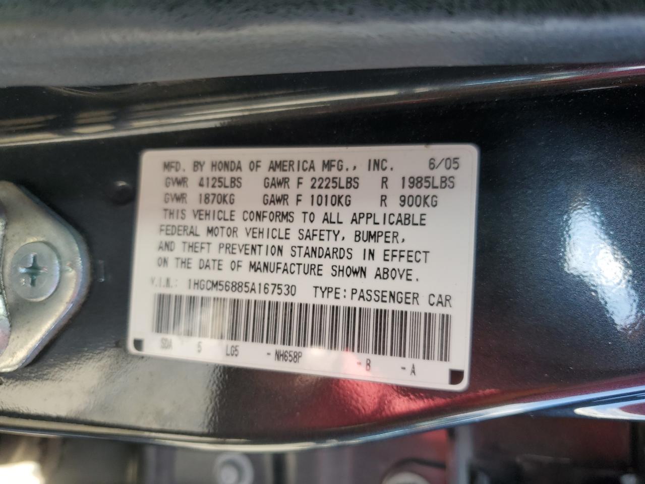 2005 Honda Accord - Image 12