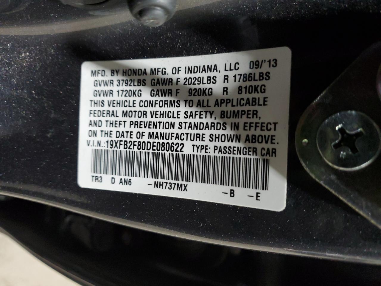 2013 Honda Civic - Image 12
