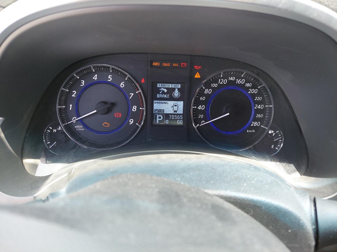 JNRBS1MW3EM640016 - 2014 Infi QX70 - #50276675
