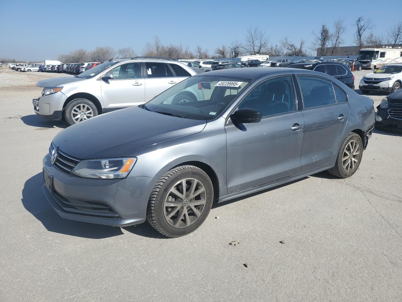 2016 Volkswagen Jetta Se grey sedan gas 3VWD67AJ3GM402499 photo #1