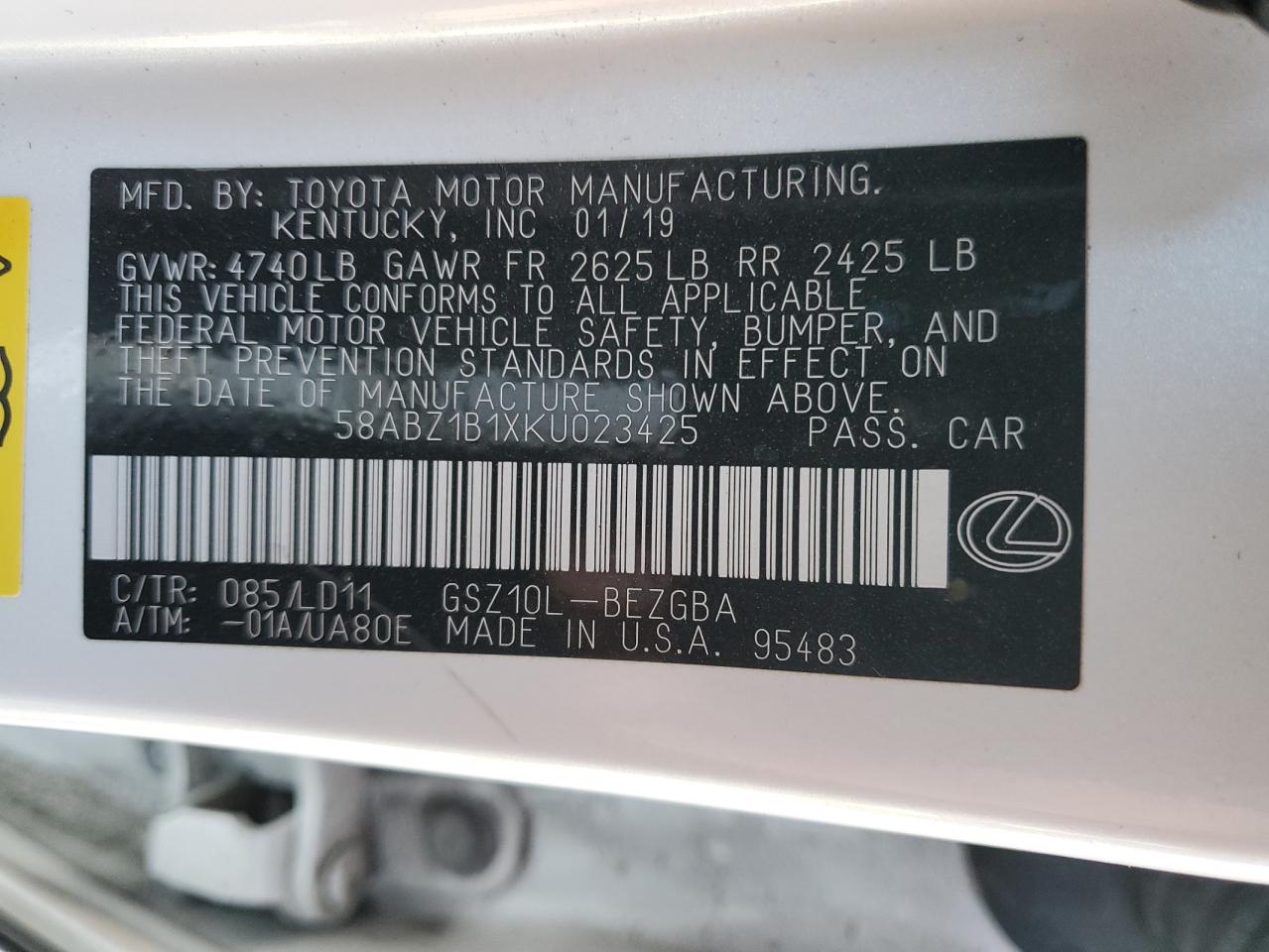 2019 Lexus ES - Image 14