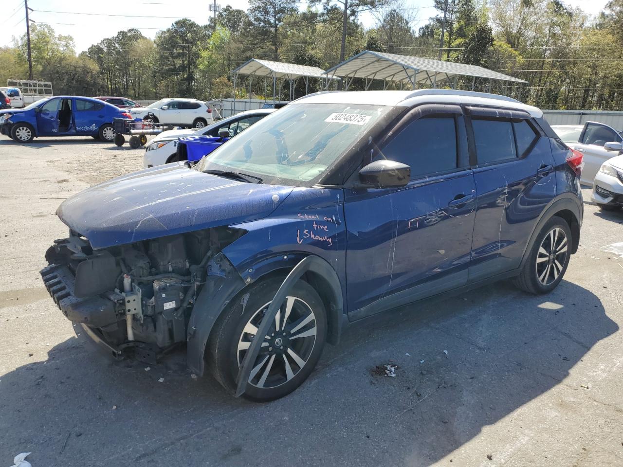 2019 Nissan Kicks S за продажба в Savannah, GA - Front End