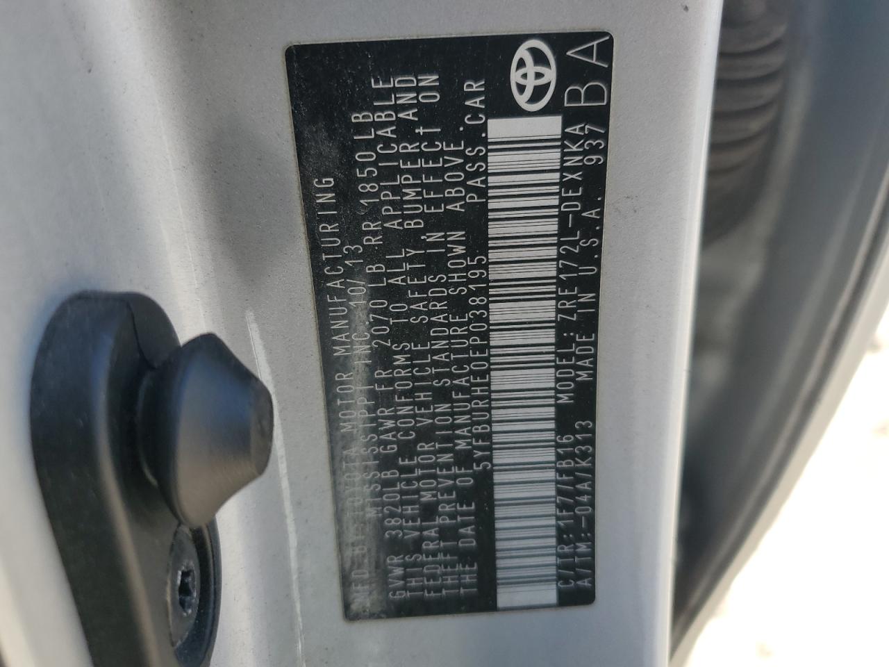 2014 Toyota Corolla - Image 12