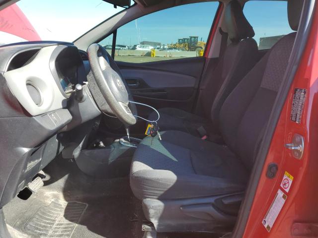  TOYOTA YARIS 2016 Czerwony