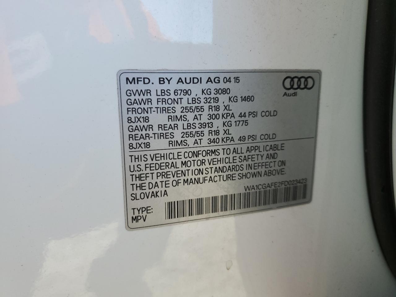 2015 Audi Q7 - Image 13