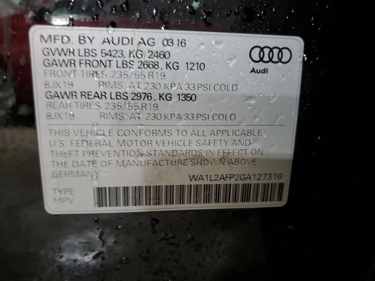 2016 Audi Q5 - Image 15