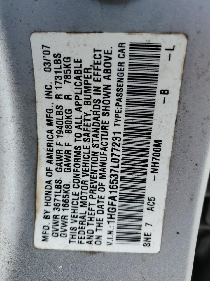 2007 Honda Civic - Image 12