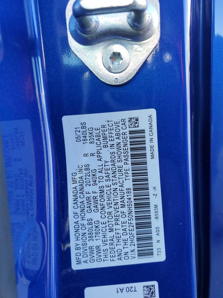 2022 Honda Civic - Image 15