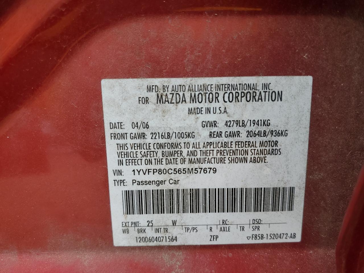 2006 Mazda 6 - Image 13
