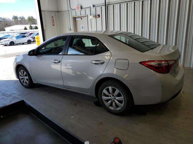  TOYOTA COROLLA 2015 Silver