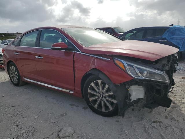  HYUNDAI SONATA 2017 Red
