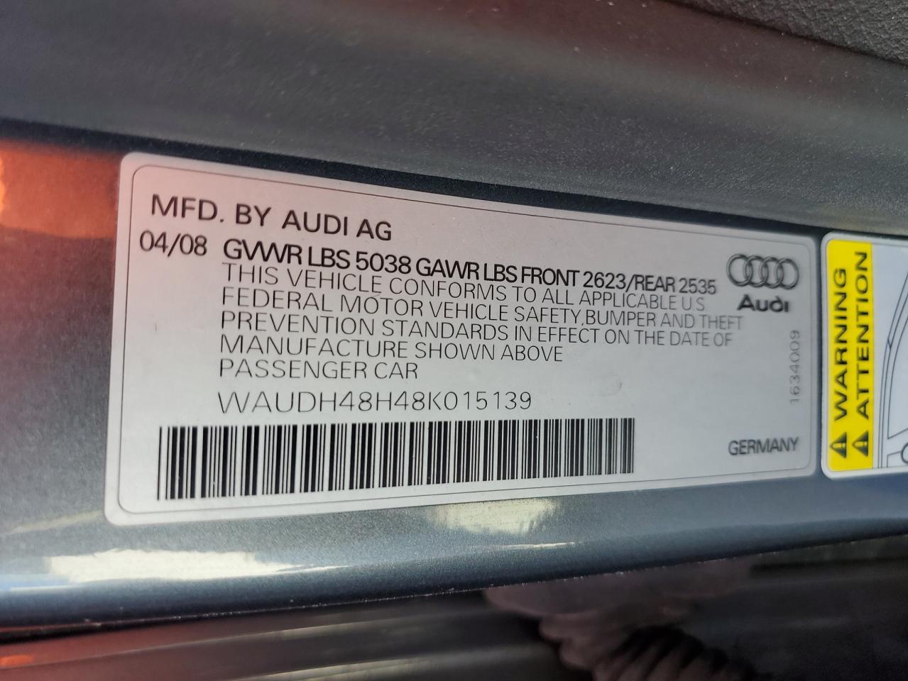 2008 Audi A4 - Image 13