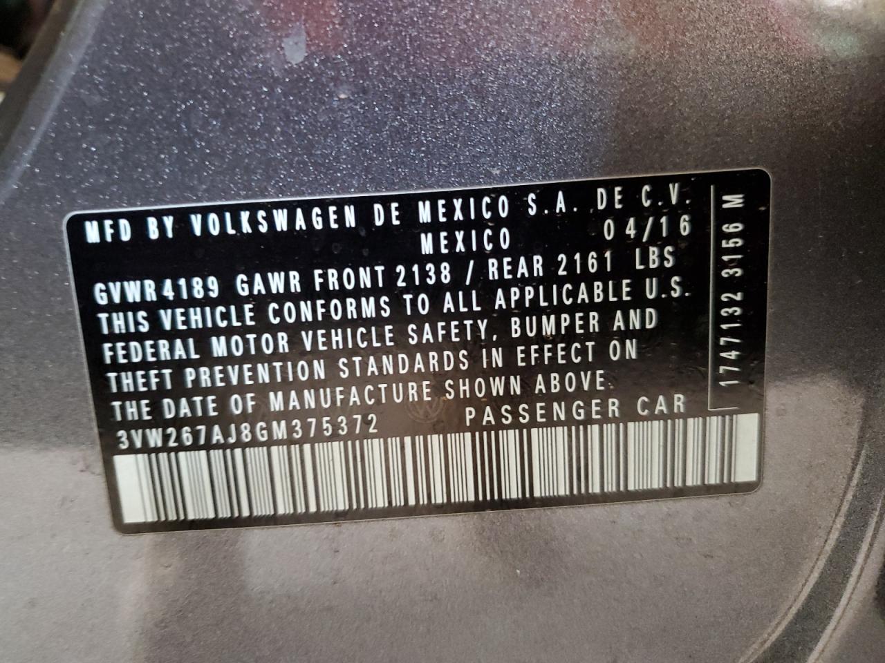 2016 Volkswagen Jetta - Image 12