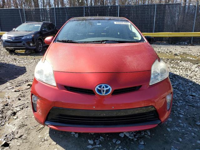  TOYOTA PRIUS 2012 Czerwony