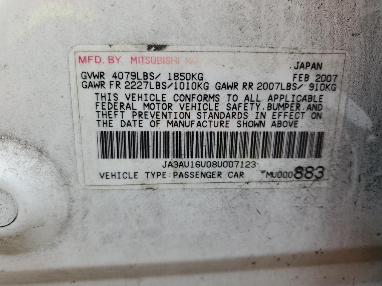 2008 Mitsubishi Lancer - Image 12