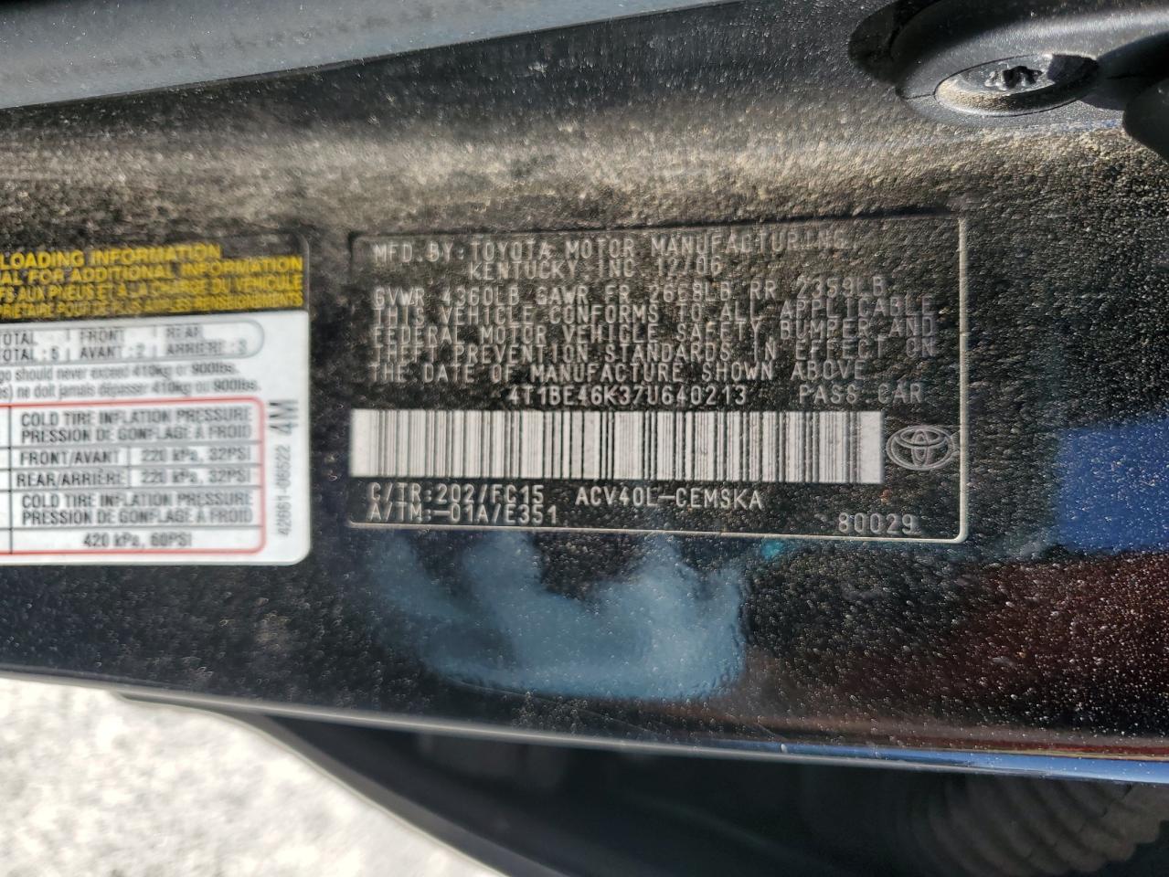 2007 Toyota Camry - Image 14