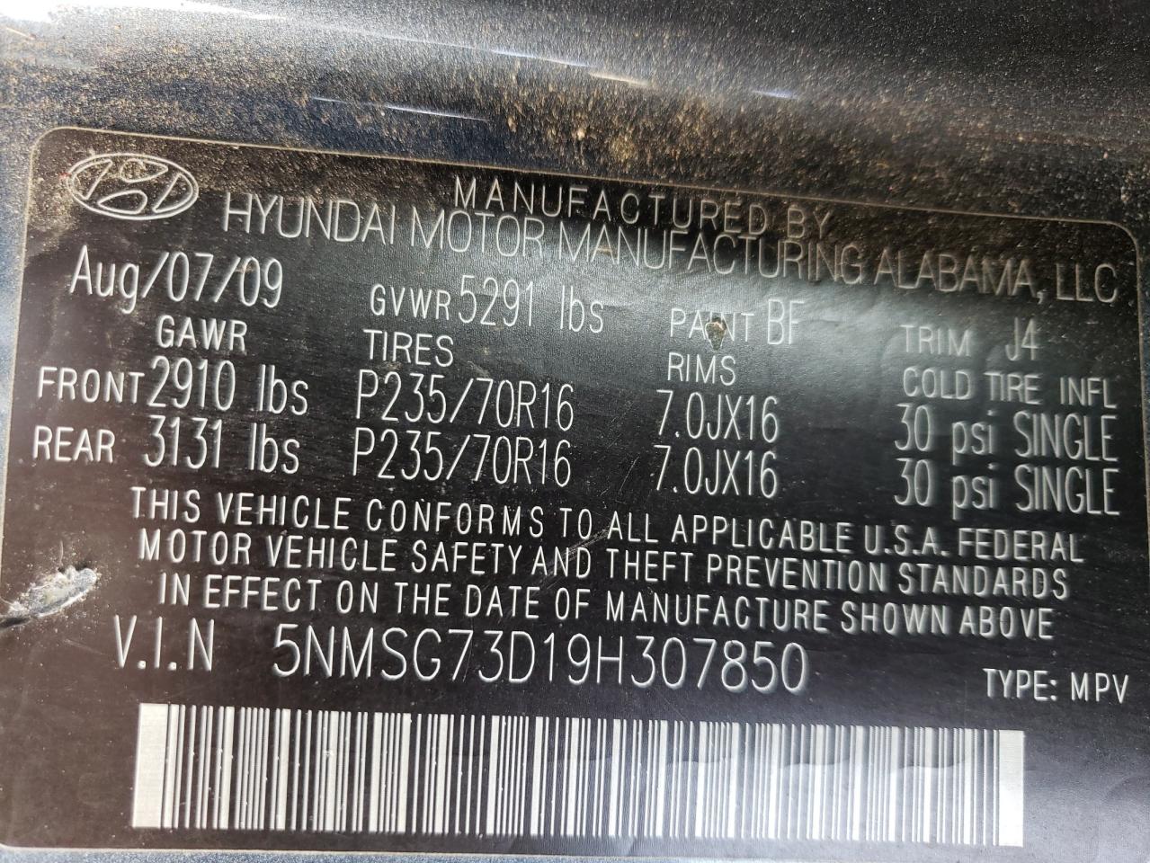 2009 Hyundai Santa Fe - Image 13