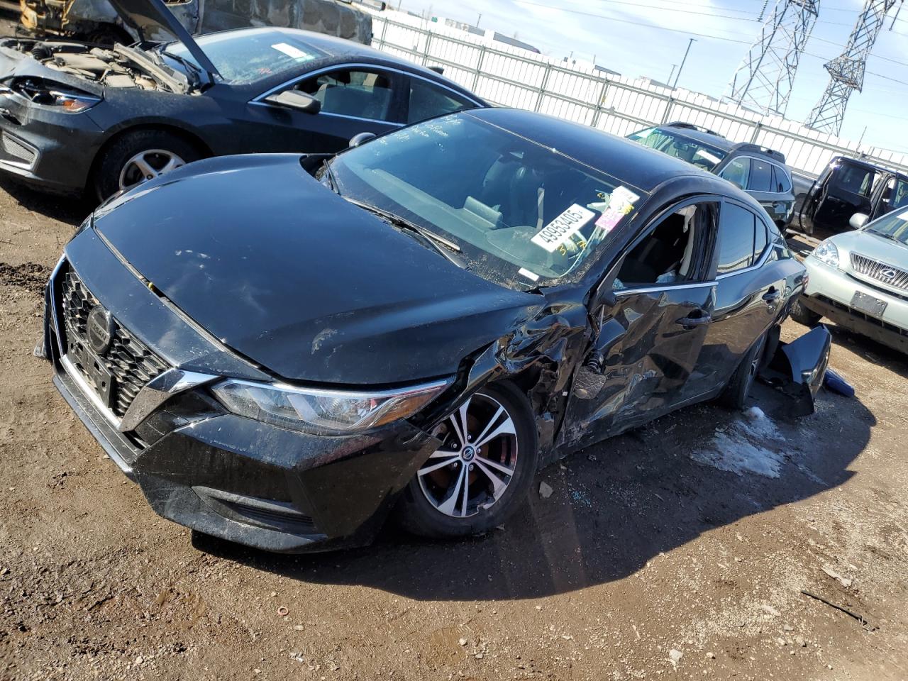 2021 Nissan Sentra Sv for Sale in Elgin, IL - All Over