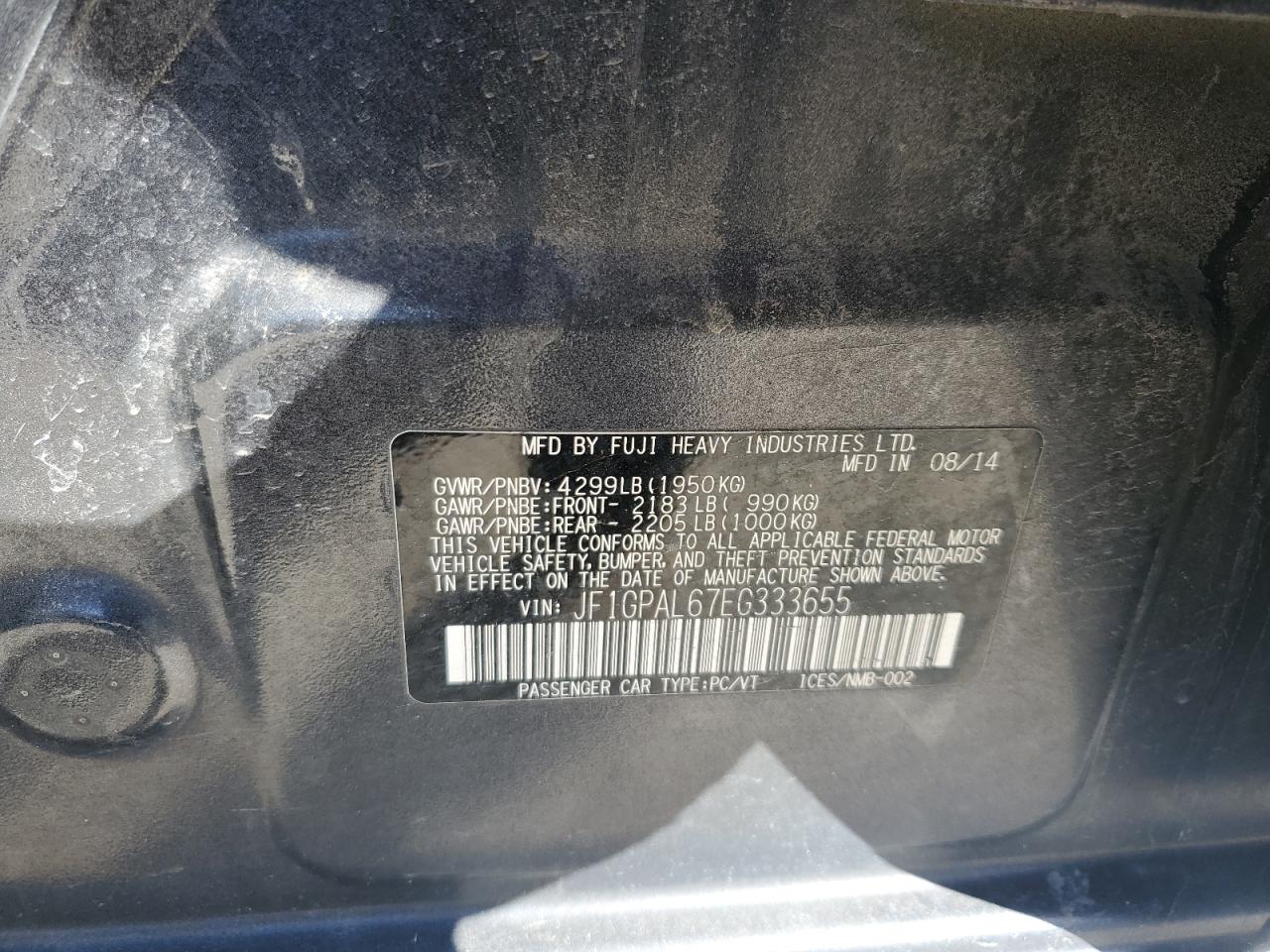 2014 Subaru Impreza - Image 12